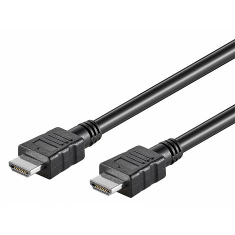 GOOBAY καλώδιο HDMI με Ethernet 58439, HDR, 30AWG, 4K, 1m, μαύρο