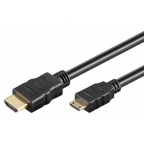 GOOBAY καλώδιο HDMI σε HDMI Mini με Ethernet 31933, 4K 3D, 30AWG, 3m