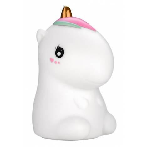 GOOBAY LED φωτιστικό νυκτός μονόκερος 61649, RGB, επαναφορτιζόμενο, λευκό