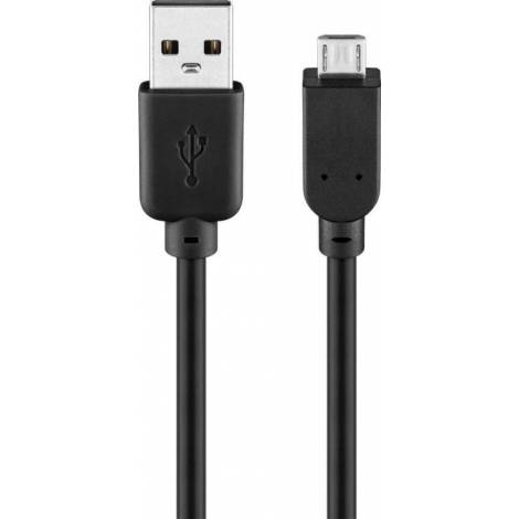 Goobay Regular USB 2.0 to micro USB Cable Μαύρο 3m (93920)