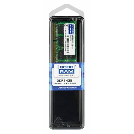 GOODRAM 4GB 1333MHz CL9 SR SODIMM DDR3