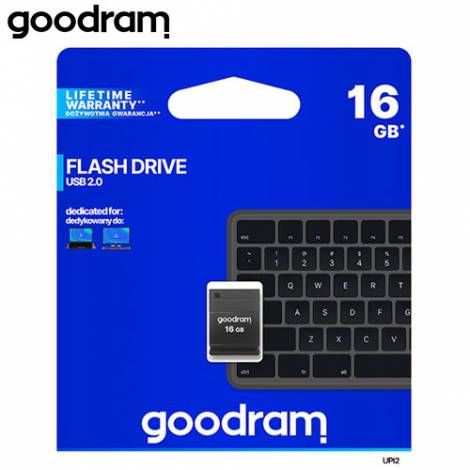 GOODRAM MINI USB2.0 FLASH DRIVE 16GB BLACK