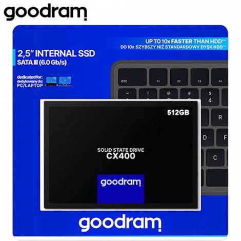 GOODRAM SSD CX400 512GB SATA III 2,5'