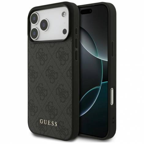 Guess 4G Classic Case for iPhone 18 Pro / 17 Pro – Black – Θήκη Προστασίας για iPhone 18 Pro / 17 Pro σε Μαύρο Χρώμα