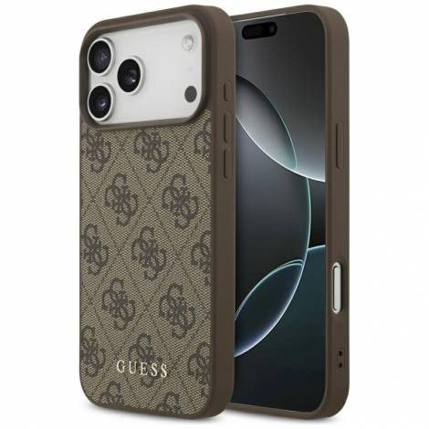 Guess 4G Classic Case for iPhone 18 Pro Max / 17 Pro Max – Brown – Θήκη Προστασίας για iPhone 18 Pro Max / 17 Pro Max σε Καφέ Χρώμα