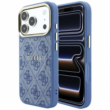 Guess Embossed 4G Classic MagSafe Case for iPhone 18 Pro / 17 Pro – Blue – Θήκη Προστασίας για iPhone 18 Pro / 17 Pro σε Μπλε Χρώμα
