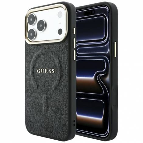 Guess Embossed 4G Classic MagSafe Case for iPhone 18 Pro Max / 17 Pro Max – Black – Θήκη Προστασίας για iPhone 18 Pro Max / 17 Pro Max σε Μαύρο Χρώμα