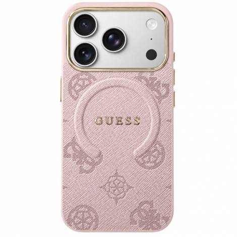 Guess Embossed 4G Ring Classic MagSafe Case for iPhone 18 Pro Max / 17 Pro Max – Pink – Θήκη Προστασίας για iPhone 18 Pro Max / 17 Pro Max σε Ροζ Χρώμα