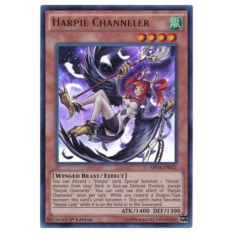 Harpie Channeler - MP14-EN021 - Ultra Rare 1st Edition