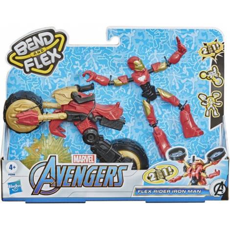 Hasbro Avengers Bend and Flex Rider Iron Man (F0244)