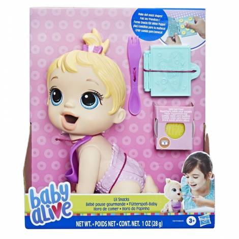 Hasbro Baby Alive: Lil Snacks Baby Blonde (F2617)