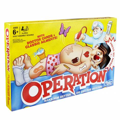 Hasbro Classic Operation Board Game (English Language) (B2176348)