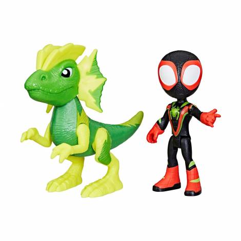 Hasbro Dinsey Marvel: Spidey And His Amazing Friends Dino-Webs - Miles Spin Morales  Marvels Electrosaurus (G0121)