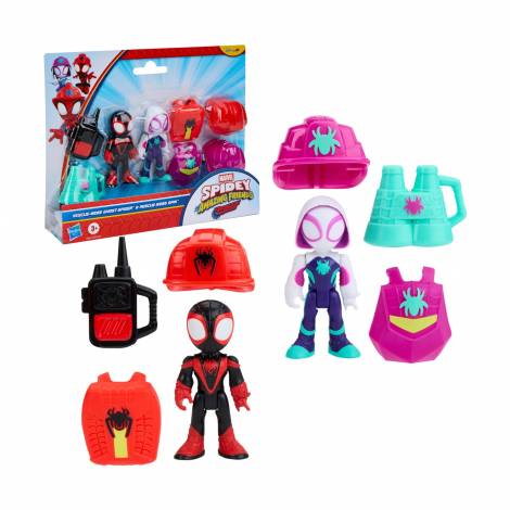 Hasbro Disney Jr.: Marvel Spidey and His Amazing Friends Rescue Webs -  Miles Morales & Ghost-Spider Figures (G3044)
