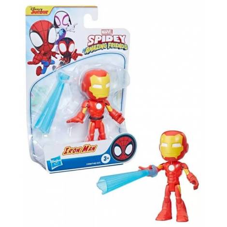 Hasbro Disney Junior Marvel: Spidey and his Amazing Friends - Iron Man Mini Action Figure (F3998)