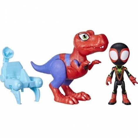 Hasbro Disney Marvel: Spidey And His Amazing Friends Dino-Webs - Spidey-Rex  Miles Spin Morales (G0124)