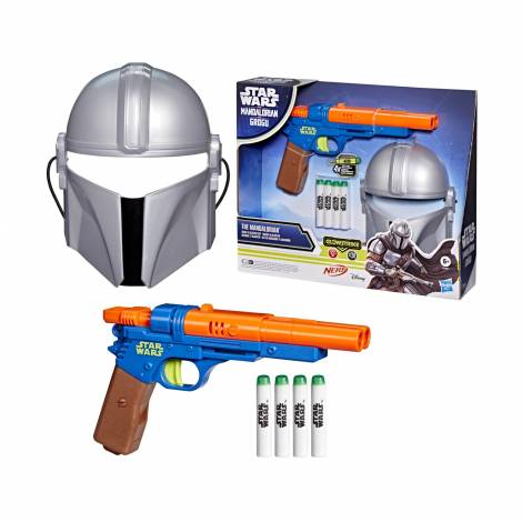 Hasbro Disney: Nerf Glowstrike Star Wars The Mandalorian and Grogu - The Mandalorian Mask & Blaster Set (G2527)