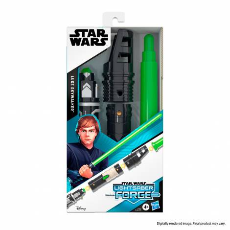 Hasbro Disney: Star Wars Lightsaber Forge - Luke Skywalker Extendable Green Lightsaber (F7419)