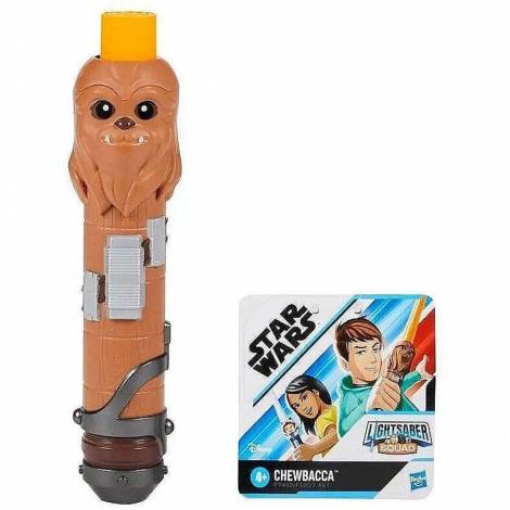 Hasbro Disney Star Wars: Lightsaber Squad - Chewbacca Extendable Orange Lightsaber (F7417)