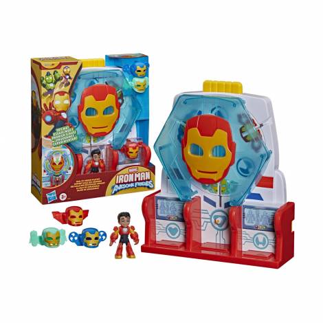 Hasbro DisneyJr.: Marvel -  Iron Man & His Awesome Friends - Hall of Armor Playset (G1261)