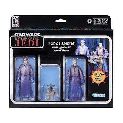 Hasbro Fans Black Series: Disney Star Wars Return of the Jedi Force Spirits - Anakin Skywalker / Yoda / Obi-Wan Kenobi Figures (15cm)  (F6998)