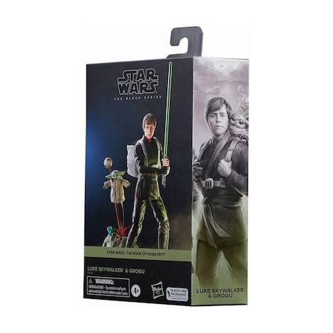 Hasbro Fans Disney Star Wars The Black Series: The Book of Boba Fett - Luke Skywalker  Grogu Action Figure (15cm) (Excl.) (F7008)
