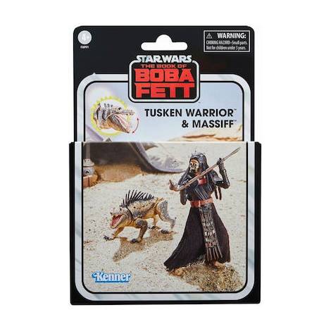Hasbro Fans Disney Star Wars The Book of Boba Fett: The Vintage Collection - Tusken Warrior  Massiff Action Figures (10cm) (F6991)