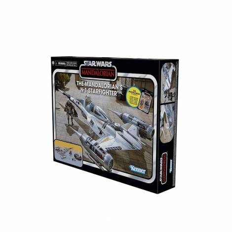 Hasbro Fans Disney Star Wars: The Mandalorian The Vintage Collection - The Mandalorians N-1 Starfighter with Action Figure (F8366)