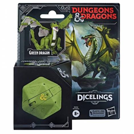 Hasbro Fans Dungeons  Dragons Honor Among Thieves: Dicelings - Green Dragon (F6754)