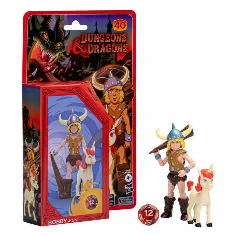 Hasbro Fans - Dungeons  Dragons Retro Collection: Bobby  Uni Action Figures (15cm) (Excl.) (F4877)