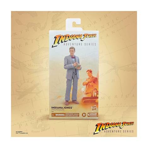 Hasbro Fans Indiana Jones and the Last Crusader: Adventure Series - Indiana Jones (Professor) Action Figure (15cm) (Excl.) (F6089)