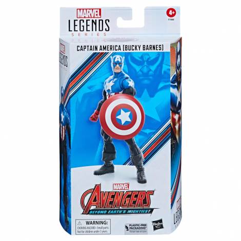 Hasbro Fans Marvel Avengers: Legends Series (60th Anniversary) - Beyond Earths Mightiest - Captain America (Bucky Barnes) Action Figure (F7088)