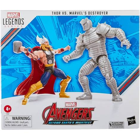 Hasbro Fans Marvel Avengers: Legends Series (60th Anniversary) - Beyond Earths Mightiest - Thor Vs. Marvels Destroyer Action Figures (15cm) (F7087)