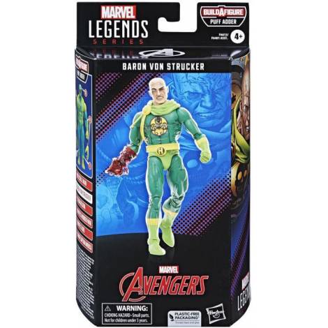 Hasbro Fans - Marvel Legends: Baron Von Strucker Action Figure (15cm) (Build-A-Figure Puff Adder) (F6613)