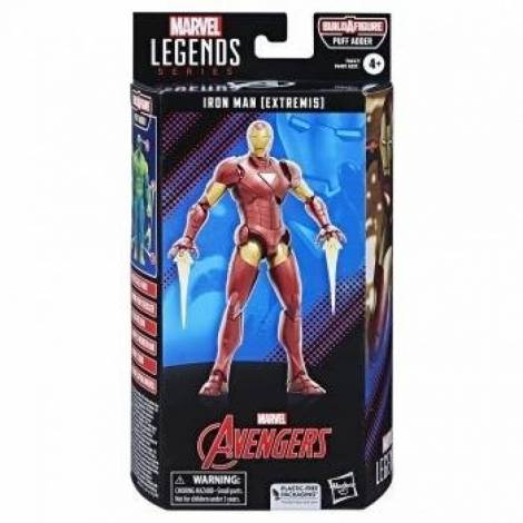 Hasbro Fans - Marvel Legends: Iron Man (Extremis) Action Figure (15cm) (Build-A-Figure Puff Adder) (Excl.) (F6617)