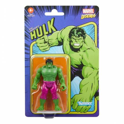 Hasbro Fans Marvel Legends: Retro Collection - The Incredible Hulk Action Figure (10cm) (F6699)