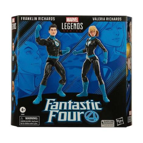 Hasbro Fans Marvel Legends Series: Fantastic Four - Franklin Richards and Valeria Richards Action Figures (2-Pack) (15cm) (F7035)