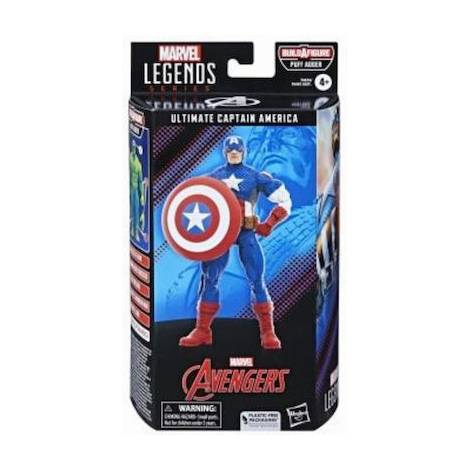 Hasbro Fans - Marvel Legends: Ultimate Captain America Action Figure (15cm) (Build-A-Figure Puff Adder) (F6616)