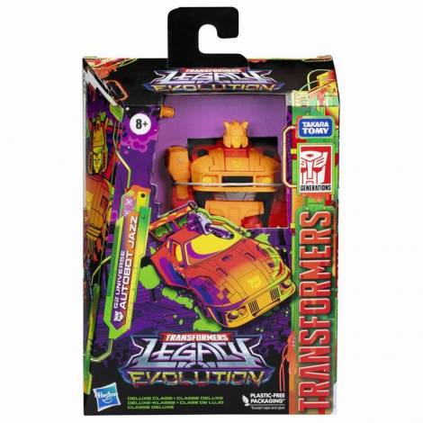Hasbro Fans Transformers: Legacy Evolution - G2 Universe Autobot Jazz Deluxe Class Action Figure (14cm) (Excl.) (F7510)