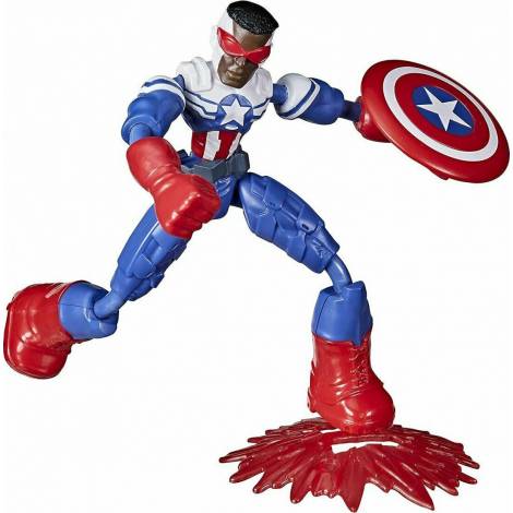 Hasbro Marvel: Avengers Bend and Flex - Captain America Action Figure (15cm) (F0971)