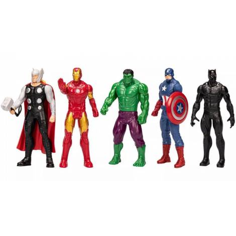 Hasbro Marvel Avengers: Beyond Earths Mightiest - Thor / Iron Man / Hulk / Captain America / Black Panther Action Figure Set (5 Pack) (F8677)