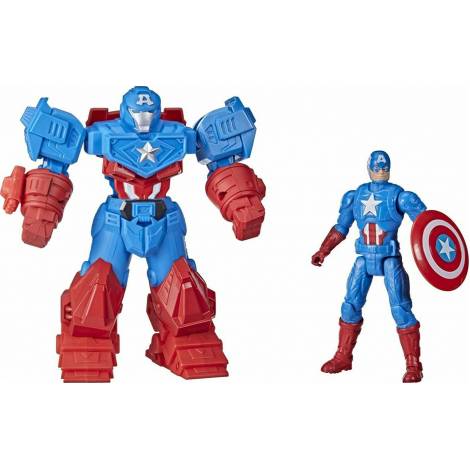 Hasbro Marvel Avengers: Mech Strike - Captain America Deluxe Ultimate Mech Suit (F1669)