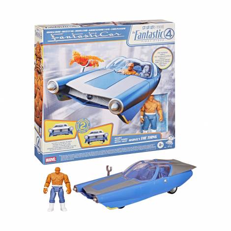 Hasbro Marvel Fantastic Four: First Steps - Hover & Cruise Fantastic Car & Thing Vehicle & Figure (G0983)
