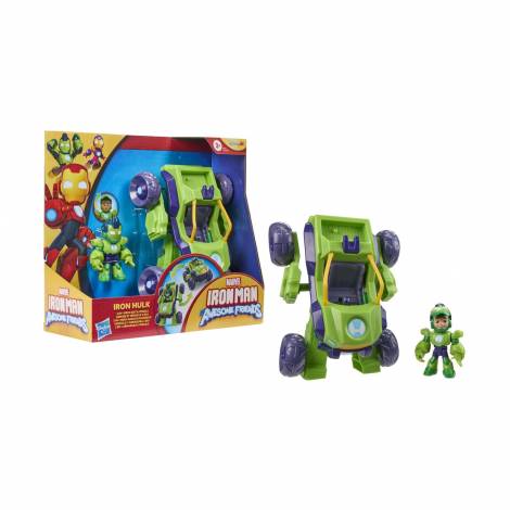 Hasbro Marvel Iron Man And His Awesome Friends: Iron Hulk - 2 in 1 Mech Suit Figure & Vehicle (G1475)