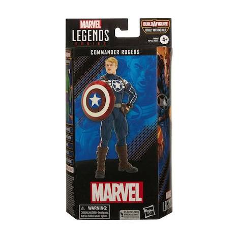 Hasbro Marvel Legends Series Build a Figure Totally Awesome Hulk: Commander Rogers Action Figure (15cm) (Excl.) (F3685)