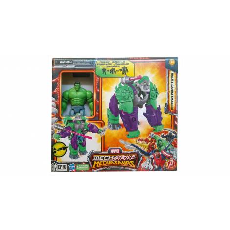 Hasbro Marvel: Mech Strike Mechasaurus - Hulk  Gamma Smasher Action Figures (F6600)