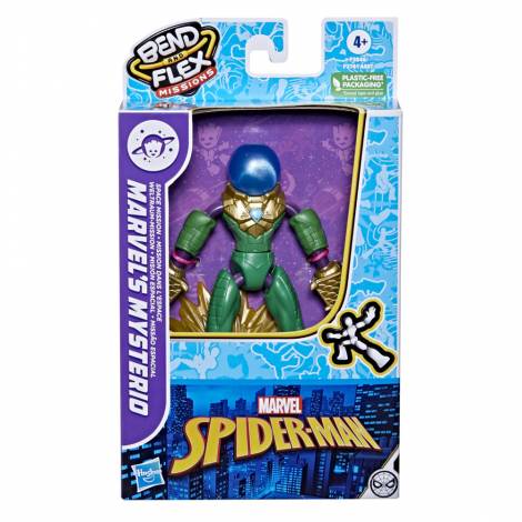 Hasbro Marvel Spider-Man Bend And Flex Missions - Marvels Mysterio Action Figure (F3846)