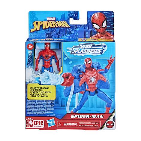 Hasbro Marvel: Spider-Man Epic Hero Series Web Splashers - Spider-Man Action Figure (4) (F8294)