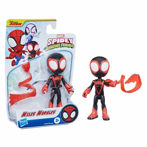 Hasbro Marvel Spidey and his Amazing Friends: Miles Morales-Spider-Man Mini Action Figure (F1936)