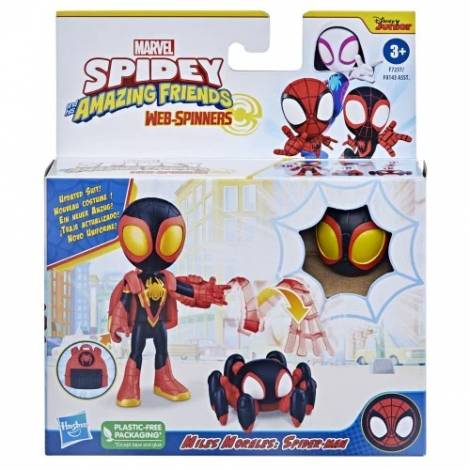 Hasbro Marvel Spidey and His Amazing Friends: Web-Spinners - Miles Morales: Spider-Man Action Figure (F7257)